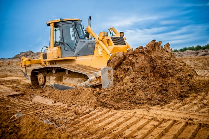 Bulldozer in Operation